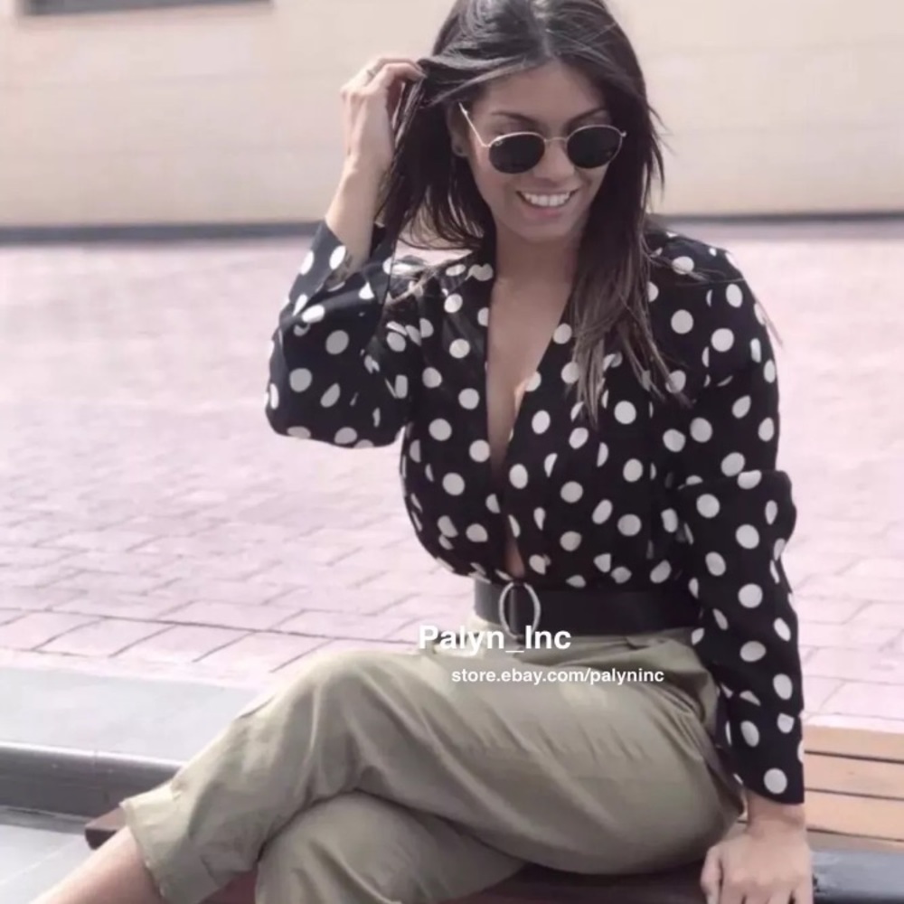 Zara blogger fav polka dot boydsuit - Picture 5 of 8